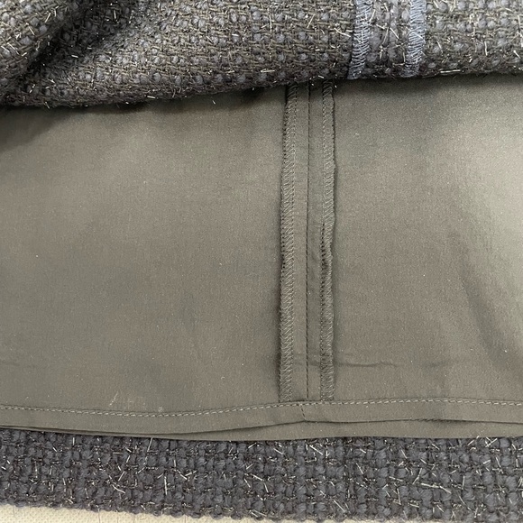 Blue Les Copains Midnight Blue 2 Piece Set Blazer & A Line Dress Suit Size 40 - Picture 15 of 16